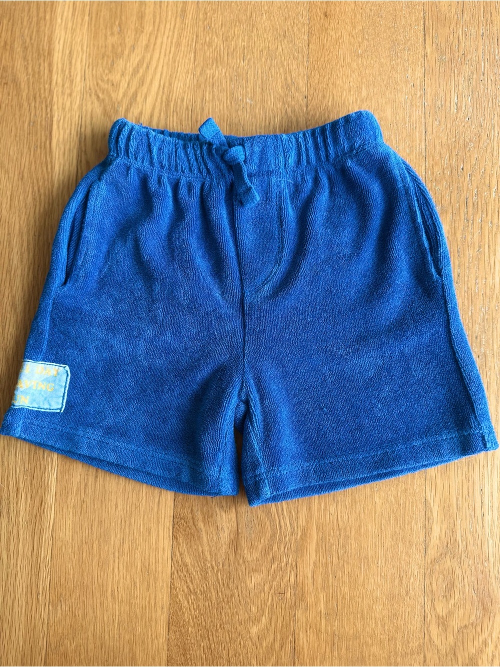 Zara Royal Blue Terry Shorts for Kids
